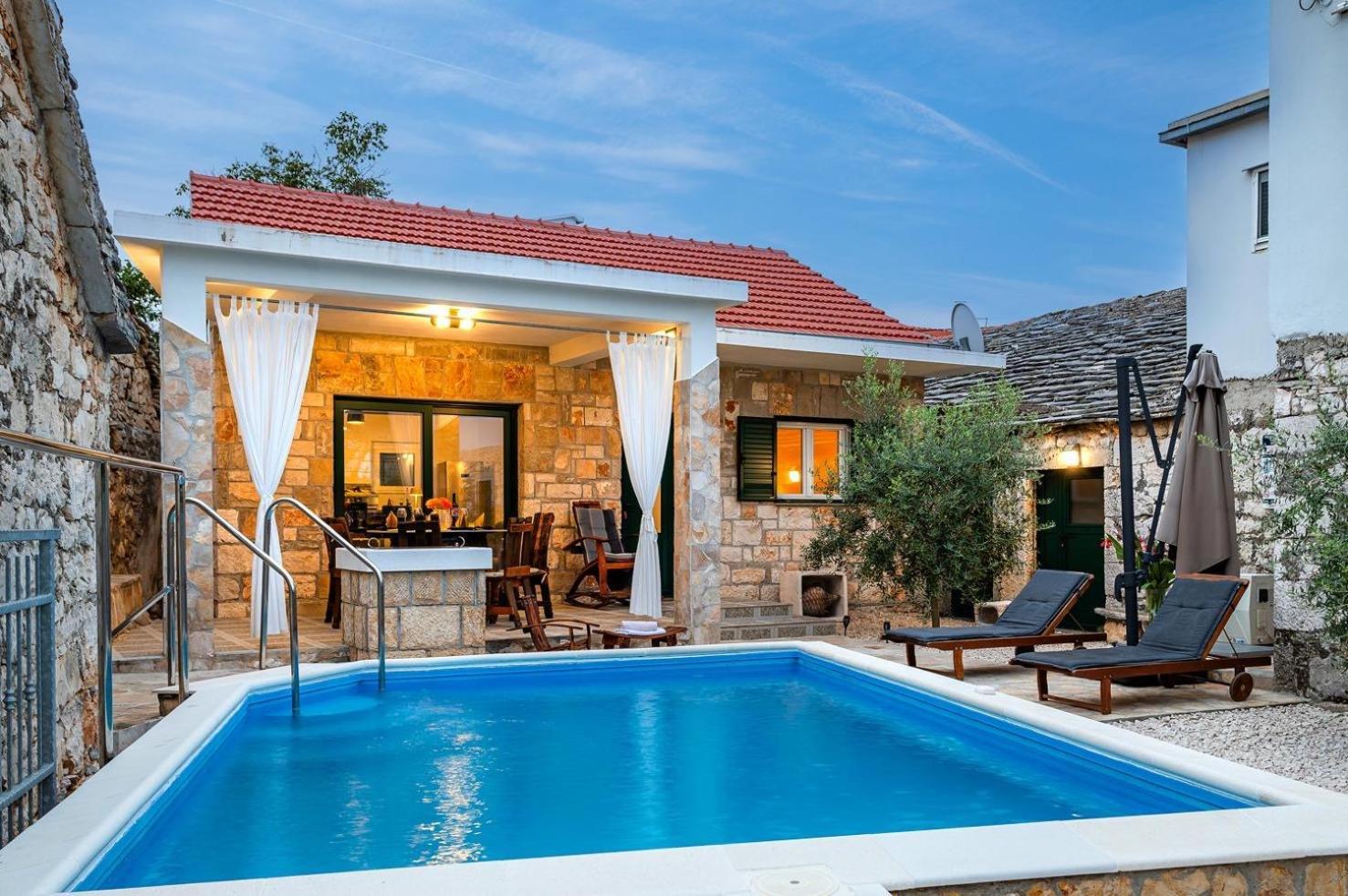 Villa Oaza Primosten With Heated Pool Exterior foto